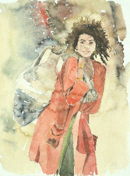 "Frau mit Krug" von Marianne Bschierl