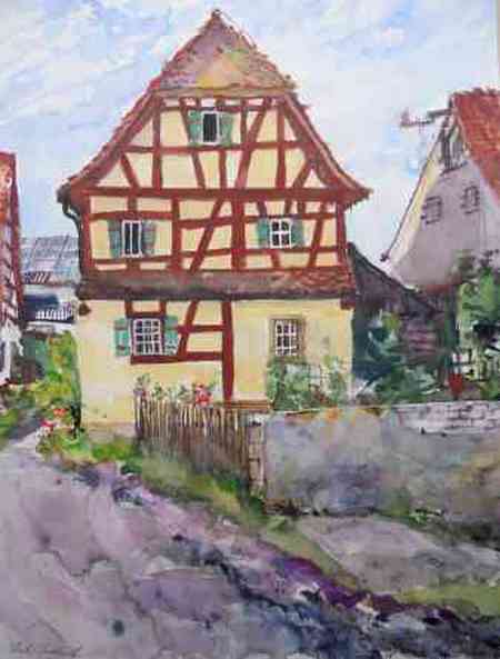 "Fraenkisches Dorf; von Gerhard Decker